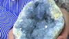 Translucent Blue Crystals! A Big Celestite Or Celestine Crystal Cluster! 1635gr