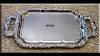 Silver Plated Lg Butlers Serving Tray W&s Blackinton Handled Tea Tray